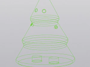 Christmas tree Home decor 3D Print Model