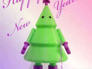 圣诞树家居装饰 3D 打印模型