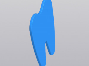Cup coaster Tooth Gift to the dentist 3D-Druckmodell