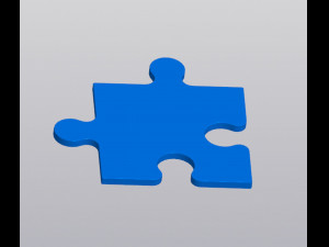 Cup coaster Single Puzzle 3D Принт Модель