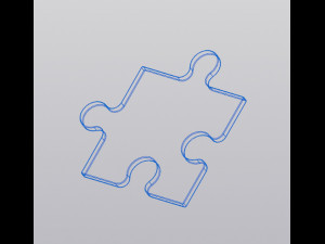 Cup coaster Single Puzzle 3D Принт Модель
