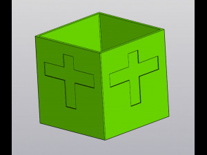 Planter Plant Lady Scrabble tile 3D Print Model