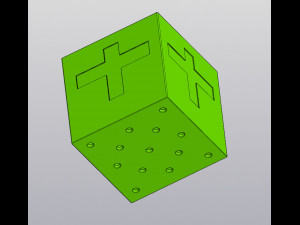 Planter Plant Lady Scrabble tile 3D Print Model