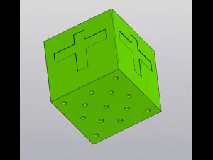 Planter Plant Lady Scrabble tile 3D Print Model