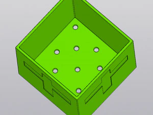Planter Plant Lady Scrabble tile 3D Print Model