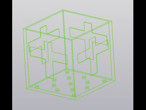 Planter Plant Lady Scrabble tile 3D Print Model