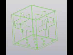 Planter Plant Lady Scrabble tile 3D Print Model