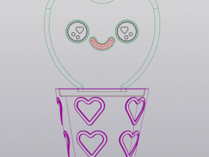 Hoya Kerrii Valentines Day gift 3D Принт Модель