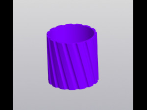 Milled Pen holder Planter Modelo de impresión 3D