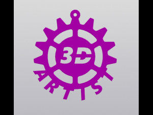 Keychain Gear 3D Artist 3D Принт Модель