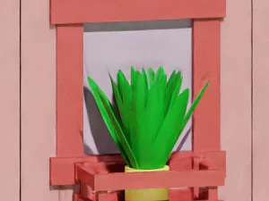 Rumah hutan Model 3D