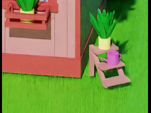 Rumah hutan Model 3D