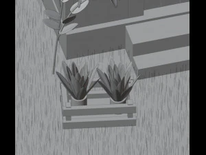 Rumah hutan Model 3D