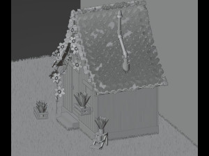 Forest house 3D 모델