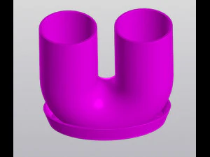Planter Tube 3D Print Model