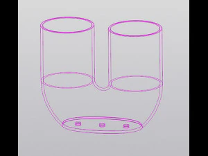 Planter Tube 3D Print Model