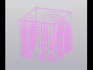 Multicolor Rainbow Planter 3D Print Model