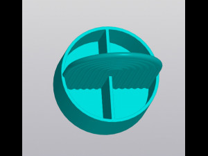 Rainbow round Pen holder Modello di stampa 3D