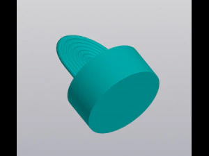 Rainbow round Pen holder 3D Print Model