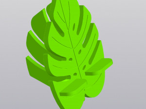 Phone Holder Monstera 3Dプリントモデル