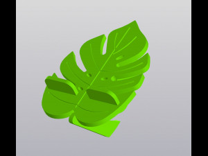 Phone Holder Monstera 3Dプリントモデル