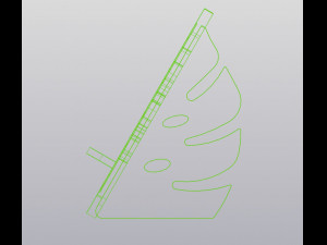 Phone Holder Monstera 3Dプリントモデル