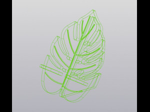 Phone Holder Monstera 3Dプリントモデル