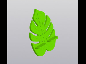 Phone Holder Monstera 3Dプリントモデル