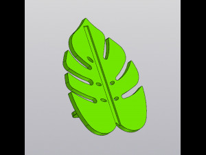 Phone Holder Monstera 3Dプリントモデル
