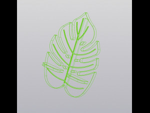 Phone Holder Monstera 3Dプリントモデル