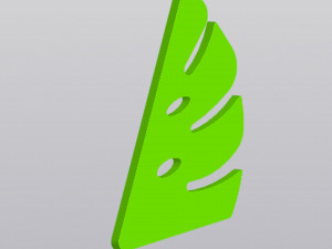 Phone Holder Monstera 3Dプリントモデル