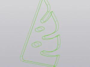 Phone Holder Monstera 3D Print Model