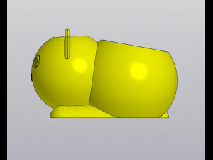 Set 2 Holders for small things Pen holders Bunny and Cat 3D Print Model