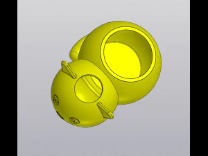 Set 2 Holders for small things Pen holders Bunny and Cat 3D Print Model