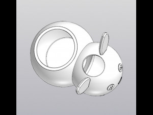 Set 2 Holders for small things Pen holders Bunny and Cat 3D Baskı Modeli