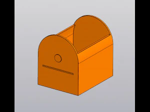 Fioriera con sole e nuvole Modello di stampa 3D