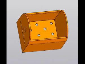 Fioriera con sole e nuvole Modello di stampa 3D