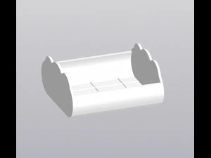 Fioriera con sole e nuvole Modello di stampa 3D