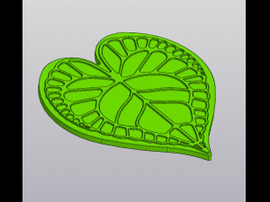 Anthurium leaf Cup coaster 3D Print Model