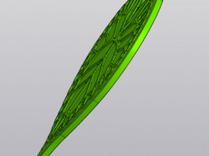 Anthurium leaf Cup coaster 3D Print Model