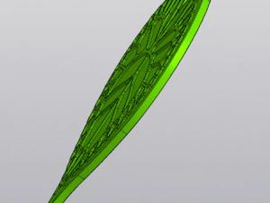 Anthurium leaf Cup coaster 3D Print Model