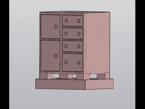 Planter Dresser 3D Print Model
