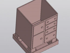 Planter Dresser 3D Print Model