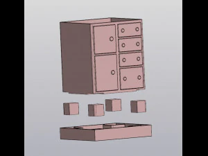 Planter Dresser 3D Print Model