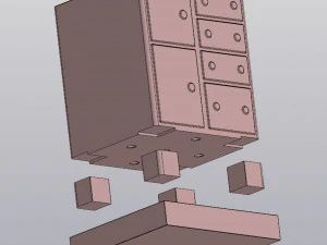 Planter Dresser 3D Print Model