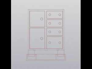 Planter Dresser 3D Print Model