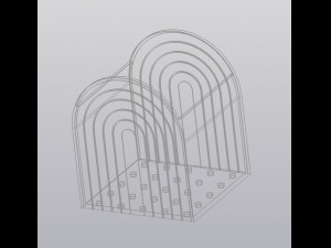 Multicolor Rainbow and Cloud Planter 3Dプリントモデル