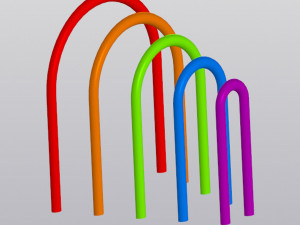 Multicolor Rainbow and Cloud Planter 3Dプリントモデル