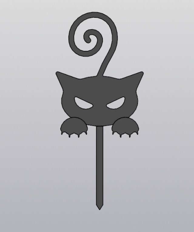 Angry cat Trellis Planter decoration Modèles 3D en vedette .c4d .max .obj .3ds .fbx .stl .blend