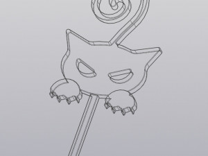 Angry cat Trellis Planter decoration Modèles 3D en vedette
